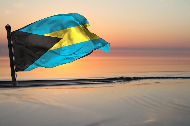 Flagga Bahamas